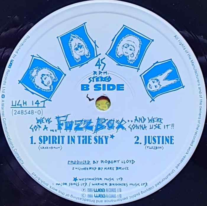 UGH 14 T Love is a slug Fuzzbox Label